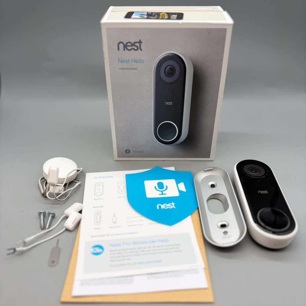 Google Nest Hello Smart WIRED Video Doorbell (NC5100US)